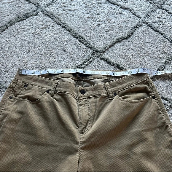 Talbots corduroy pants boot cut tan brown 14 - Picture 5 of 8
